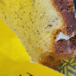 Zesty Lemon Loaf Slice