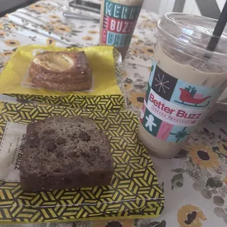 Chocolate Chip Banana Loaf Slice