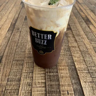 Mint infused ice coffee!