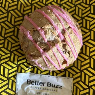 Raspberry Almond Scone! So delicious!