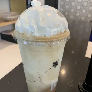 Coconut buzz with coconut milk