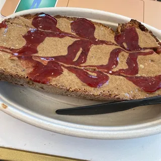 Almond Butter & Jam Toast