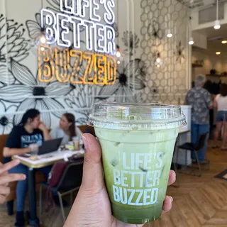 Iced Orange Matcha