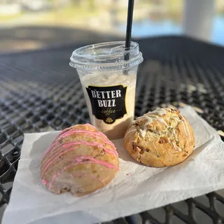 Raspberry Almond Scone