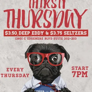 a pug wearing glasses