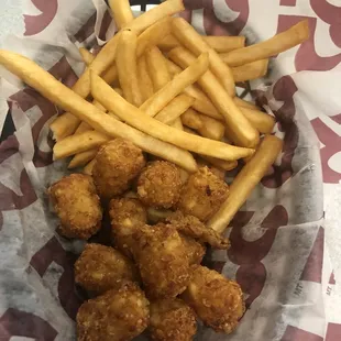Half tots, half fries
