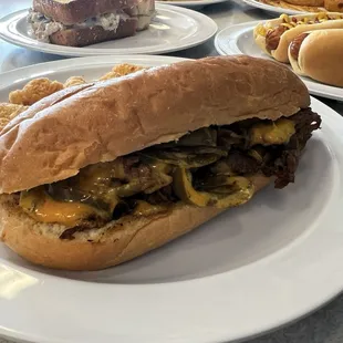 Cheese Beef Cheesesteak Sandwich