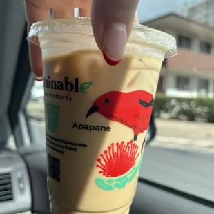 Vanilla bean and brown sugar latte