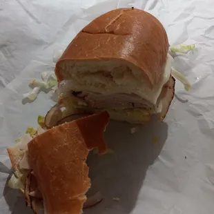 Pepper turkey sandwich!