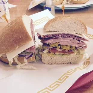 My what a big sandwich you have.