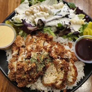 Crispy Chicken Tender Rice Bowl