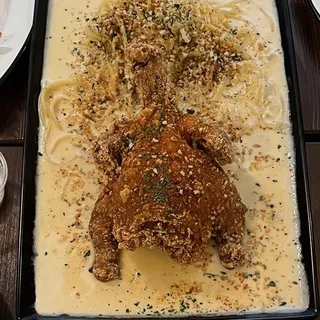 Galic Cream Crunch Whole Chicken