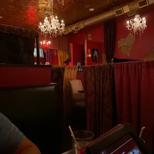 Speak easy meets red light district on a fork