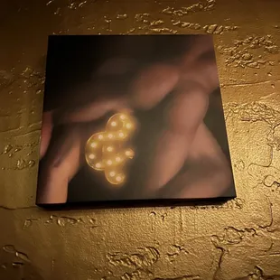 a picture of a heart - shaped piece of food