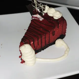 Between My Red Velvet Sheets Cheesecake