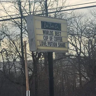 Outside sign