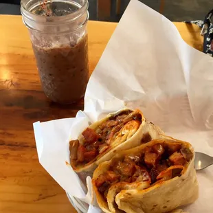 burritos and wraps, wraps, food, burrito