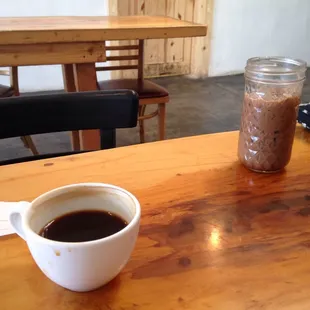 Americano and Iced Mocha