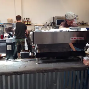 La marzocco, mazzer grinders.