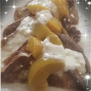 Peach Cobbler French Toast