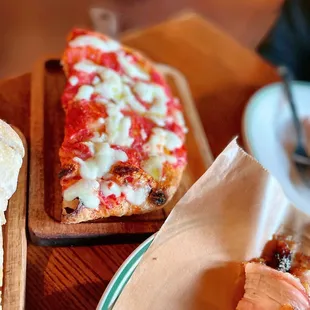 Pizza Rossa $5.00 + Mozzarella $4.00