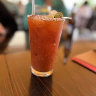 Bloody Mary, my only saving grace on this day.