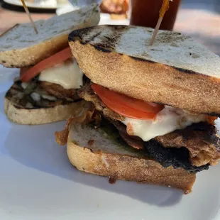 Grilled chicken panini