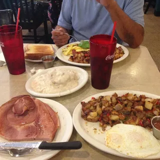 Hog Sized Ham & Eggs