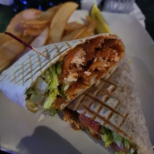 Buffalo chicken wrap