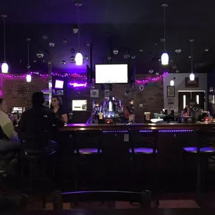 people sitting at the bar
