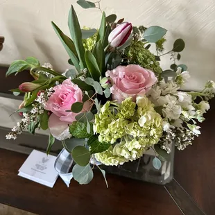 Flower arrangement from Betty Lou's