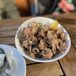 Fresh fries Fried Calamari Ala Ray.
