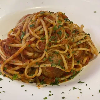 Linguine with Meat Balls