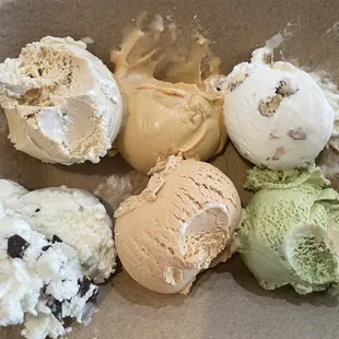 $15 "Adventure Flight" of flavors (after we enjoyed a few bites!)