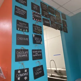 Flavors from which to choose