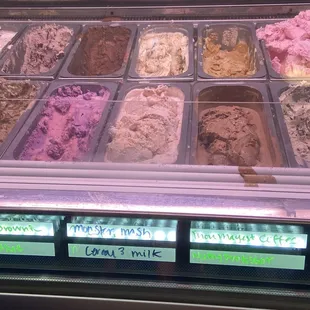 Middle of the case display