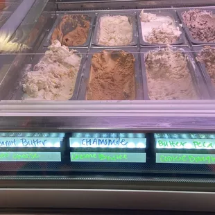 The other end of the case display