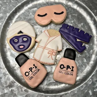 a plate of nail polish