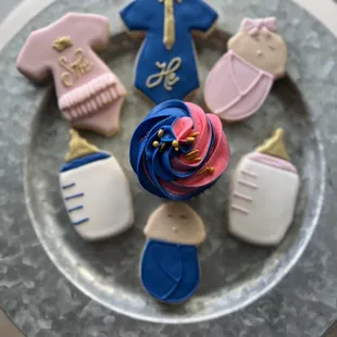 baby shower cookies