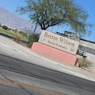 An entrance to the lot and area with 1 playground