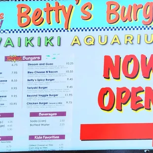 Signage shows you where the truck is located.