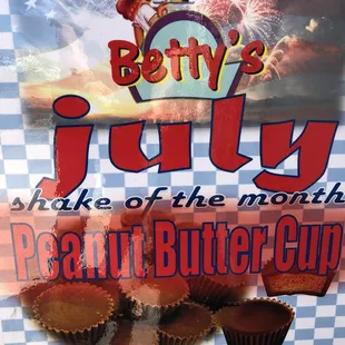 July shake of the month