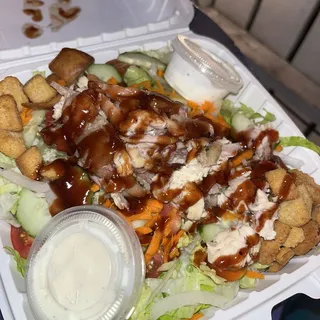 1. BBQ Chicken Salad