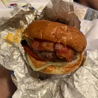 7. Bleu Cheese N'Bacon Burger