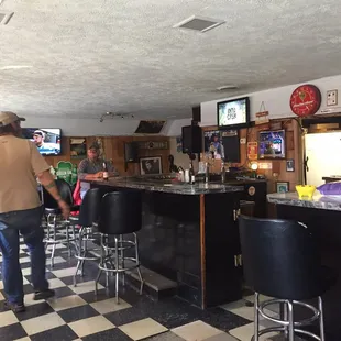 Wide open, local watering hole