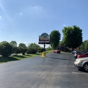 the parking lot