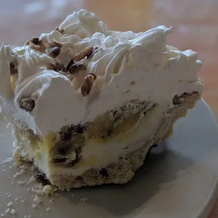 Sand pie with first bite taken
