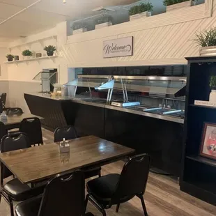 interior, sushi and sashimi