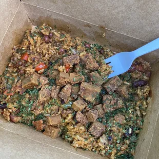 Dirty rice with chicken*