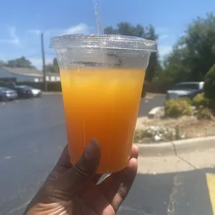 This was the Sunrise drink I believe, SOOOOO GOOOOD!